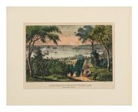 [NEW YORK SCENES] -- CURRIER and IVES, publishers City of New York and Environs, 1875. (G.1226). -- The Narrows, New York Bay. From Staten Island, n.d. (G.4760).