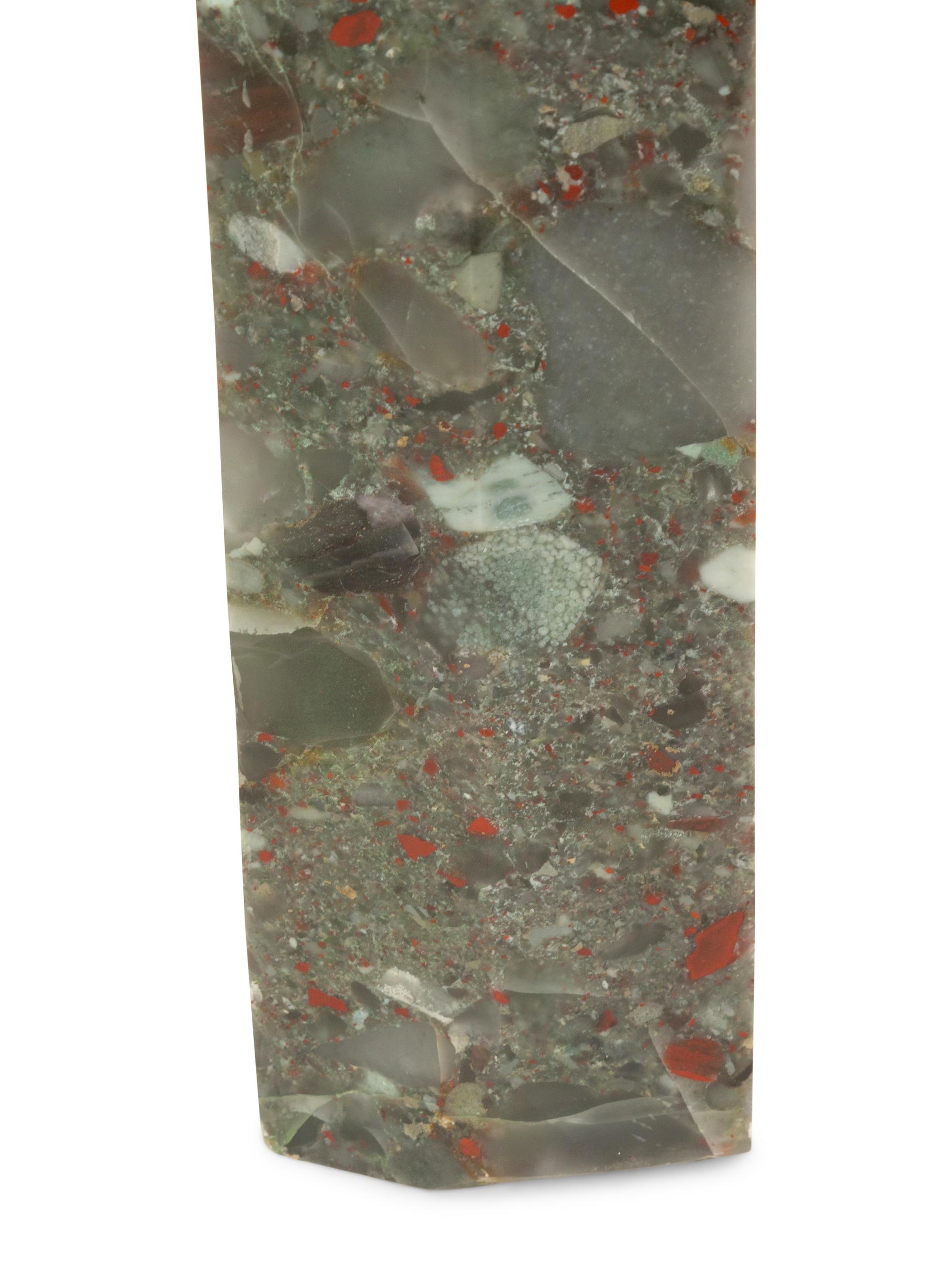 A Solid Agate Obelisk
