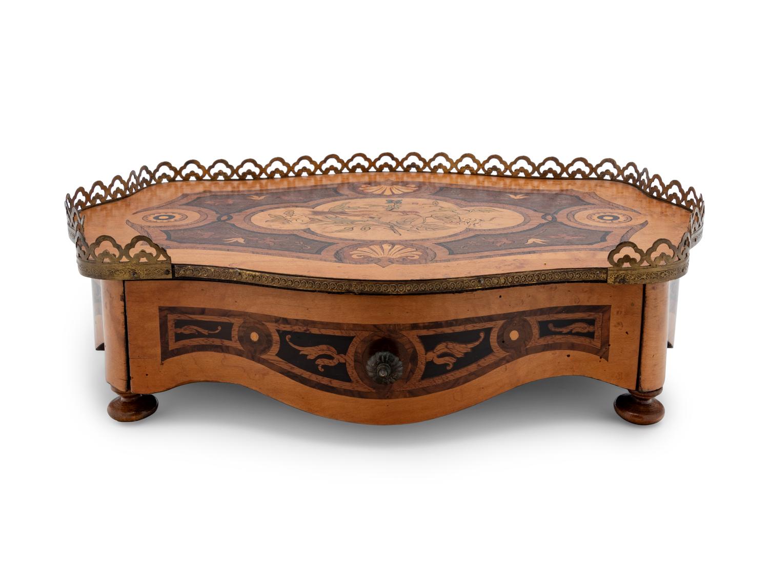 A Louis Philippe Marquetry Stand