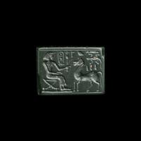 An Egyptian Green Jasper Plaque