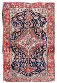 A Feraghan Sarouk Wool Rug 9 feet 11 inches x 6 feet 10 inches. — WEST PERSIA, CIRCA 1870s