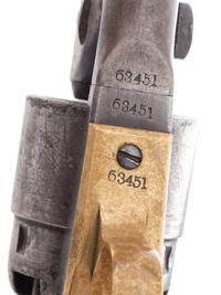 [CIVIL WAR]. Colt Model 1860 Army .44 caliber revolver made in 1862.