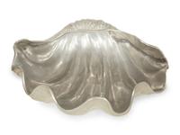 Three Mteal Shelll form Serving Bowls