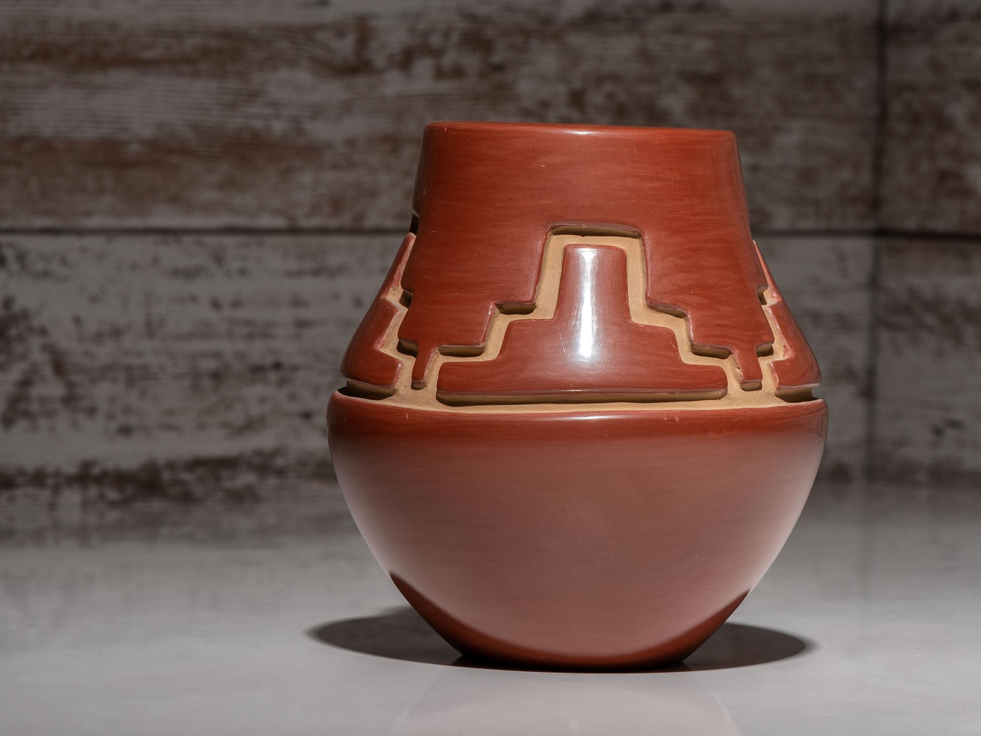 Redware Pottery Jar