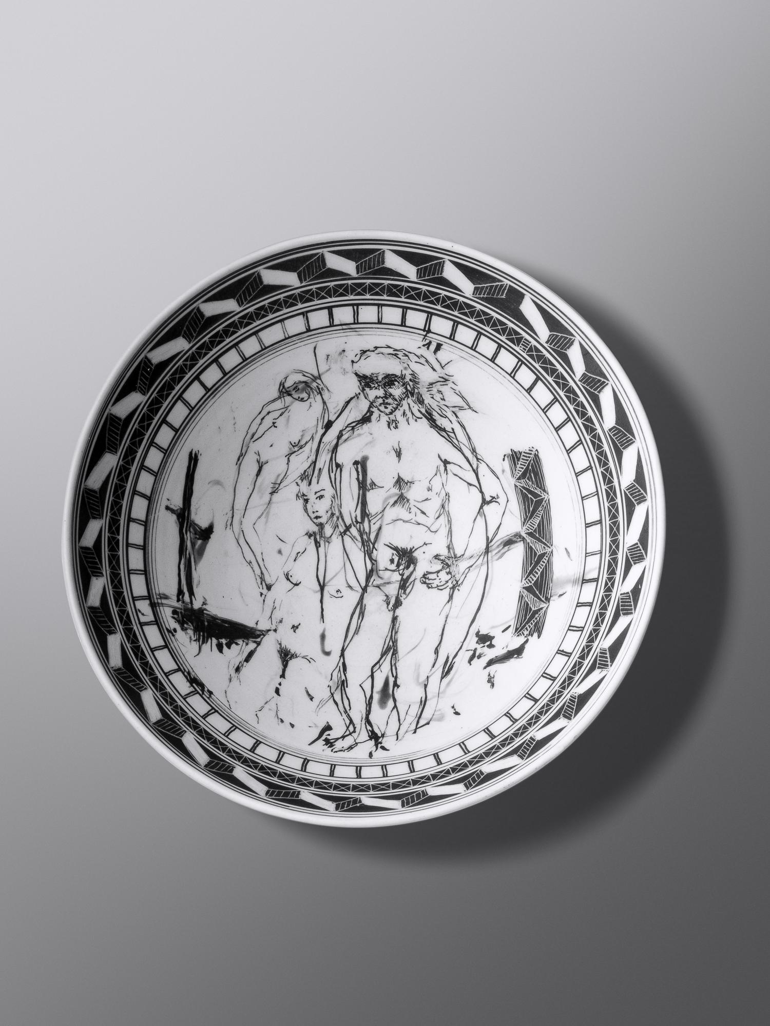 'Figures' Low Bowl, 1991