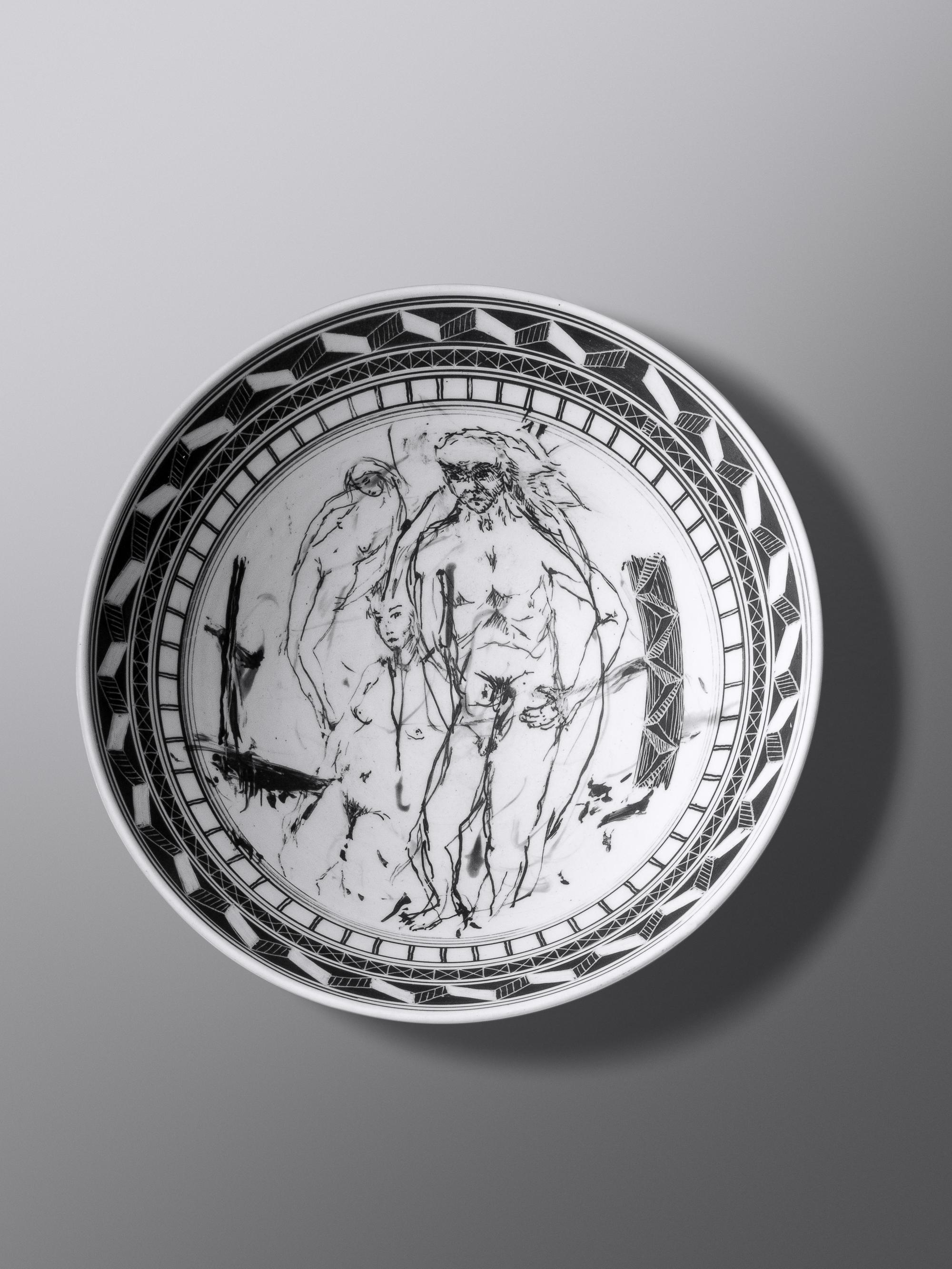 'Figures' Low Bowl, 1991