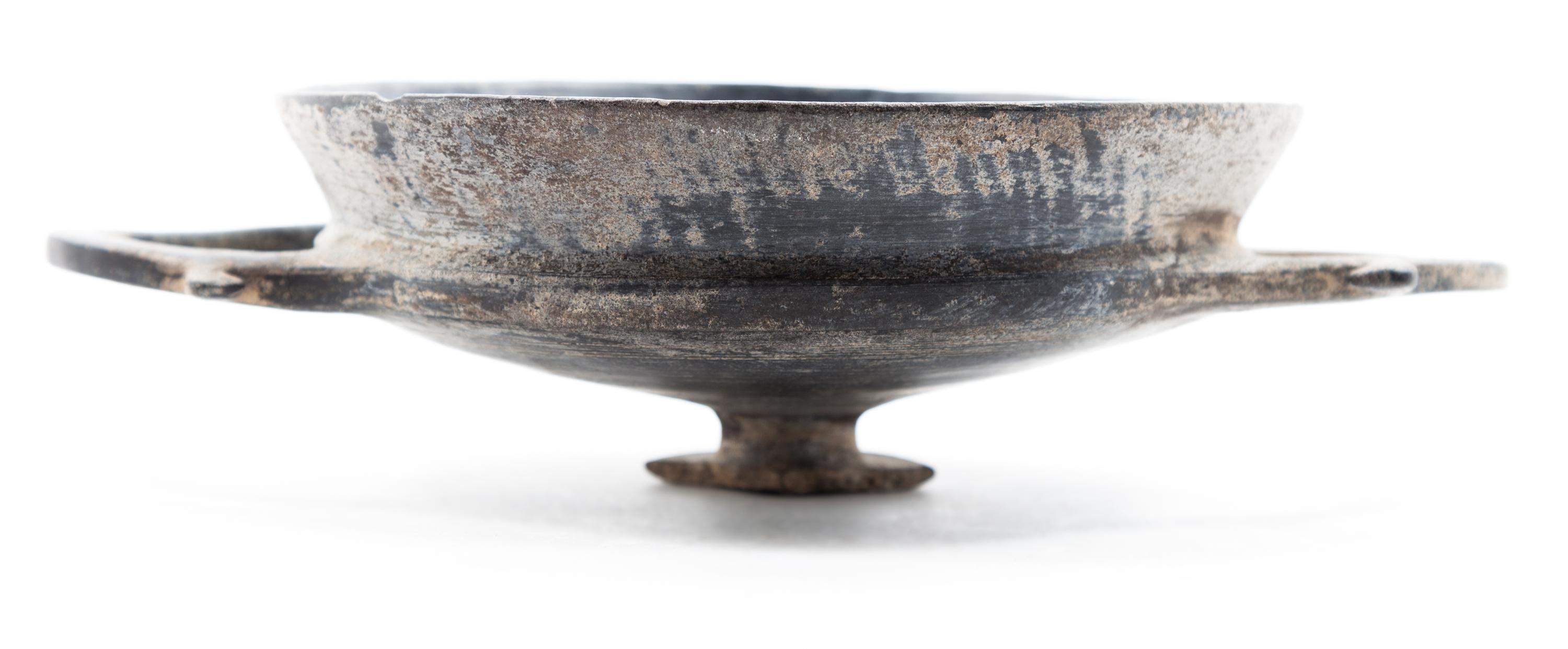 An Etruscan Pottery Kylix Diameter 6 inches. — CIRCA THIRD CENTURY B.C.