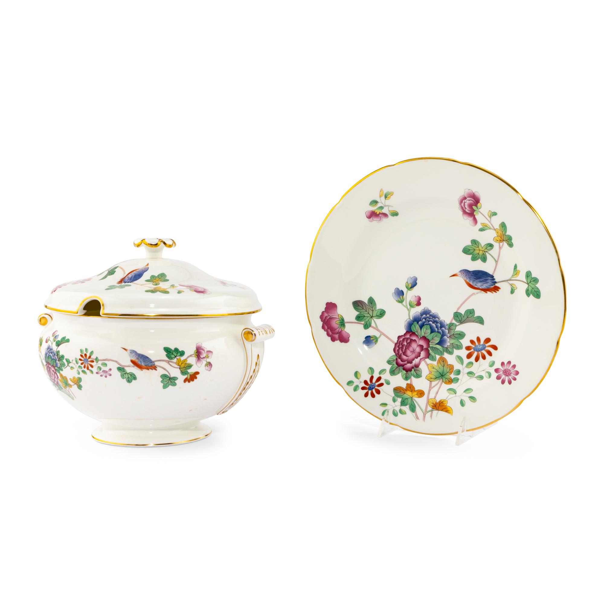 A Wedgwood Cuckoo Porcelain Tureen and Underplate