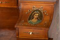 An Edwardian Style Painted Satinwood Carlton House Desk