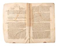 [BENJAMIN FRANKLIN IMPRINT]. [ Votes and Proceedings of the House of Representatives of the Province of Pennsylvania. Beginning the Fourth Day of December 1682 .] [Philadelphia]: [B. Franklin, and D. Hall], [1752]. Parts I and II.