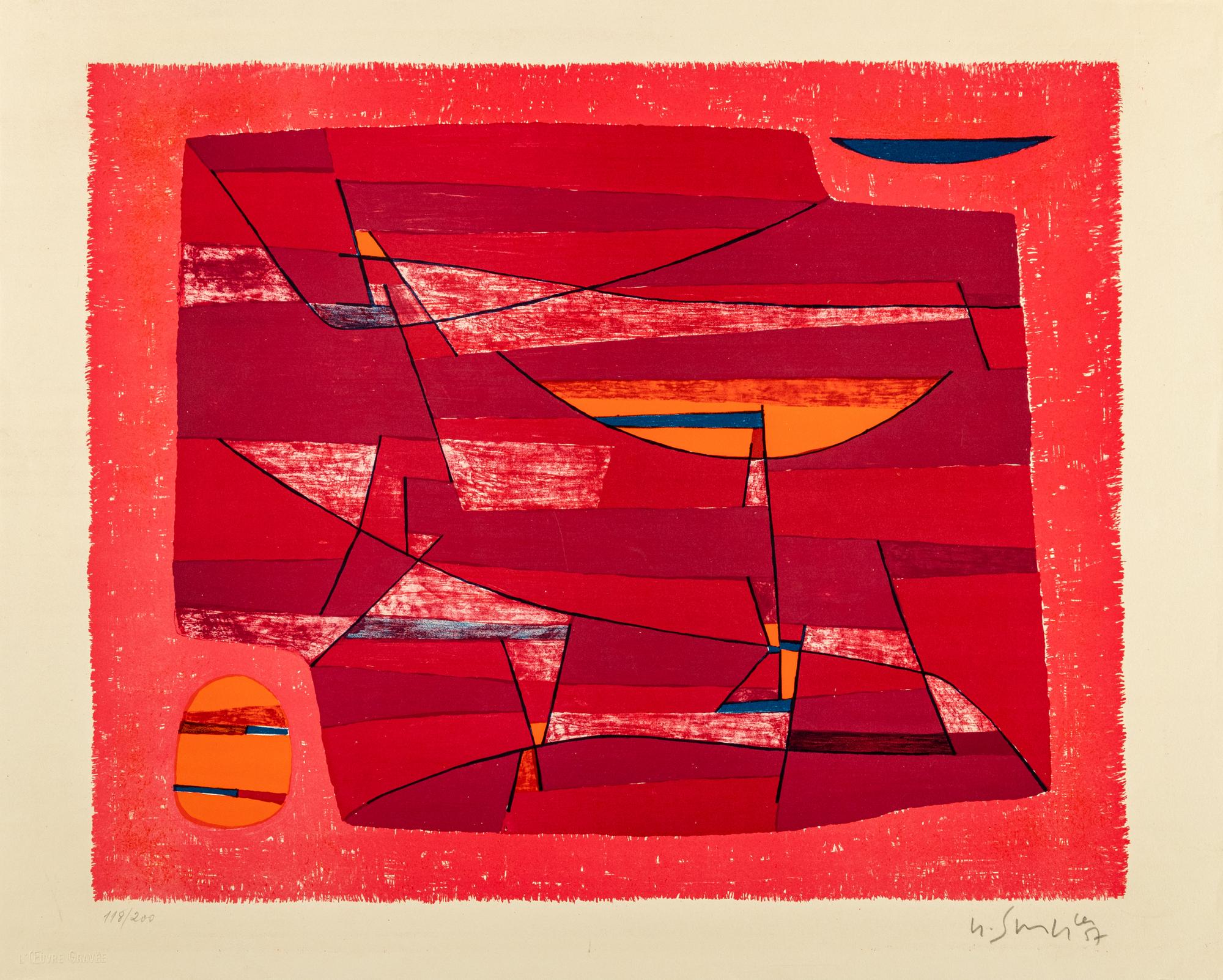 A Group of Four Prints ( Estacade, Plage et Baigneuse Fleur; Mer-Espace-Reflect ; Heure Meridienne ; and Jardin Marine )