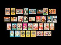 A Group of Mid-Century Football Cards Including Multiple Sonny Jurgensen Rookies and Hall of Famers