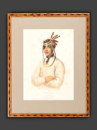 Four Hand-Colored Lithographs by McKenney and Hall