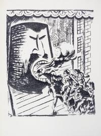(GROSZ, GEORGE) MAN, HEINRICH. Kobes. Berlin, (1925). First edition. Complete with 10 lithographs by Grosz.