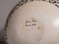 Fine Line Pottery Jar, Anasazi Revival
