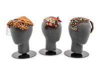 Three Bes-Ben Hats; One with Cork, One Peking Glass, One with Mirrors