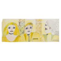 Lee Godie (American, 1908-1994) — Prince Charming/Girl in a Mirror