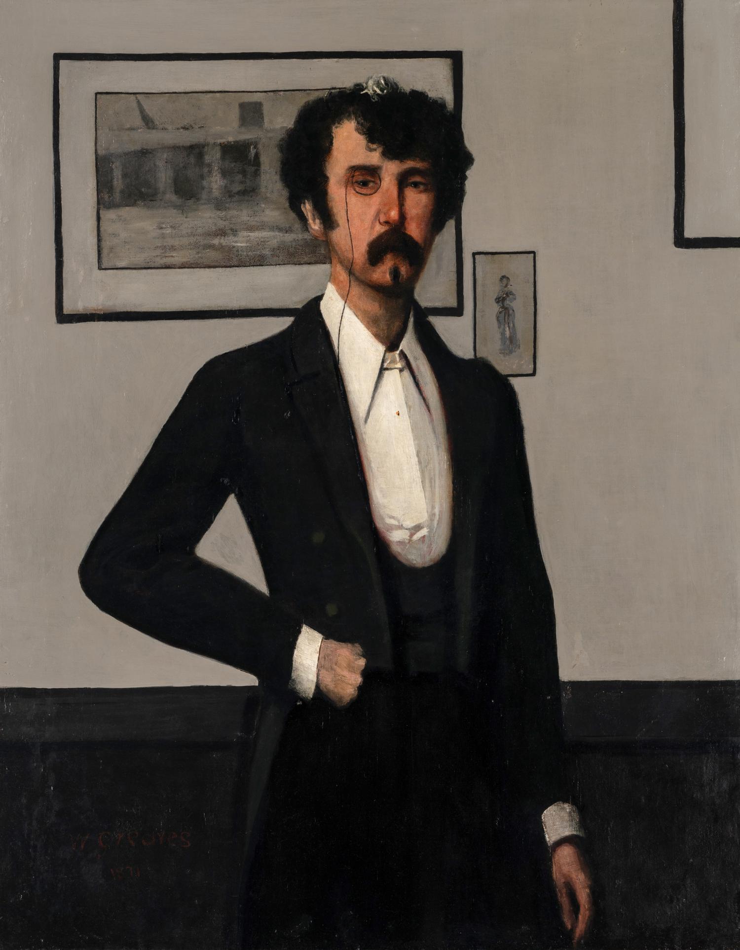 Portrait of James Abbott McNeill Whistler , 1871