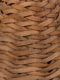 A Set of Four French Rattan Pendant Fixtures