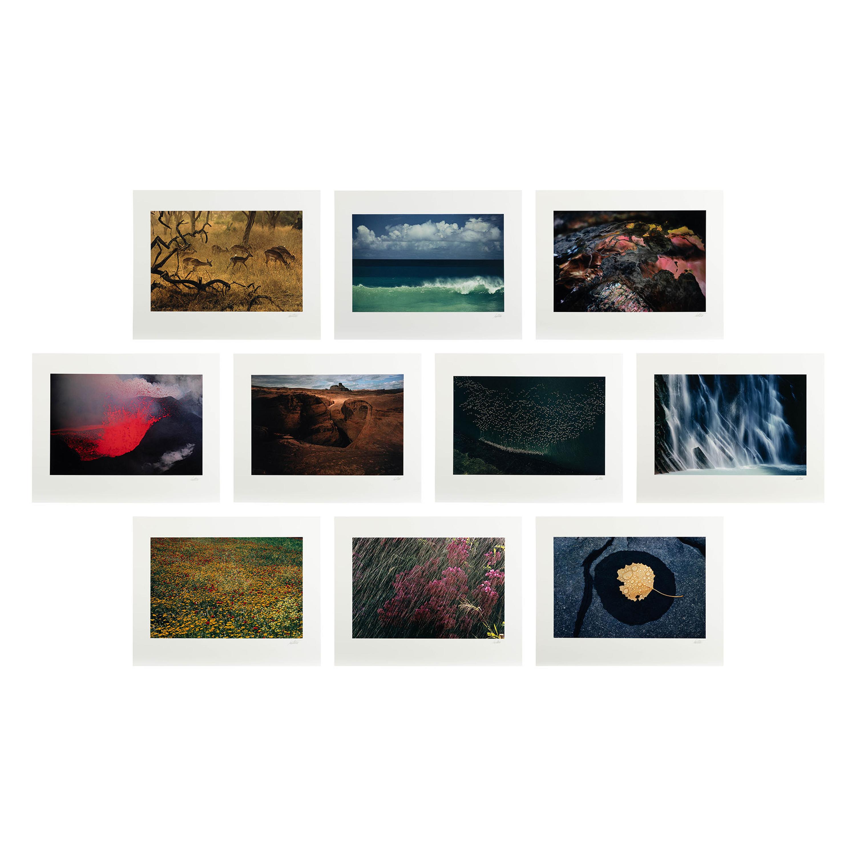 Ernst Haas (American/Austrian, 1921–1986) — The Creation (complete portfolio of ten with text pages and portfolio case), 1982