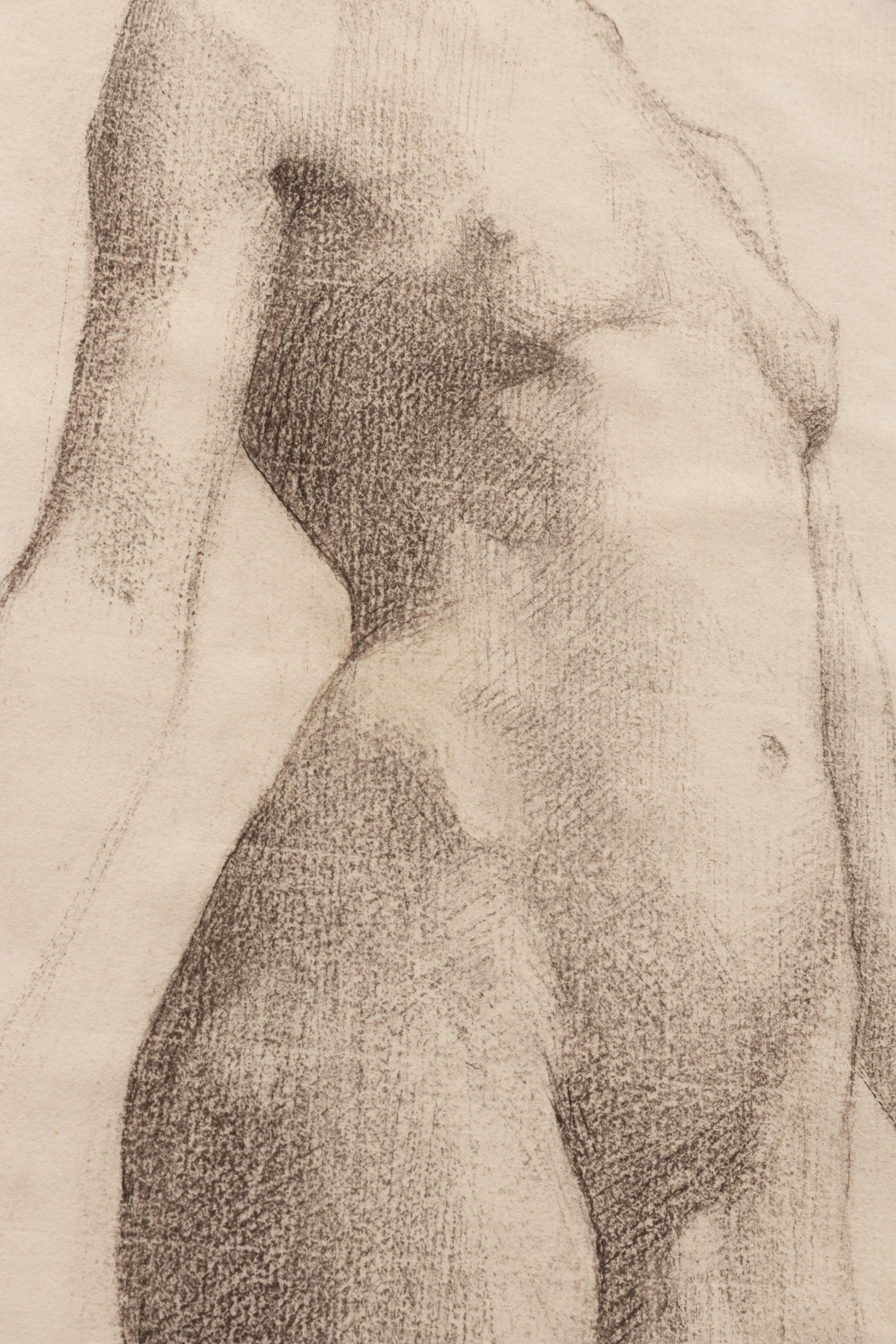 Nude Figures (a pair of works)