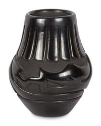 Blackware Pottery Jar