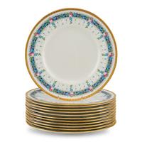 A Set of Twelve Mintons Porcelain Dinner Plates