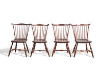 A Set of Four Comb-Back Windsor Side Chairs