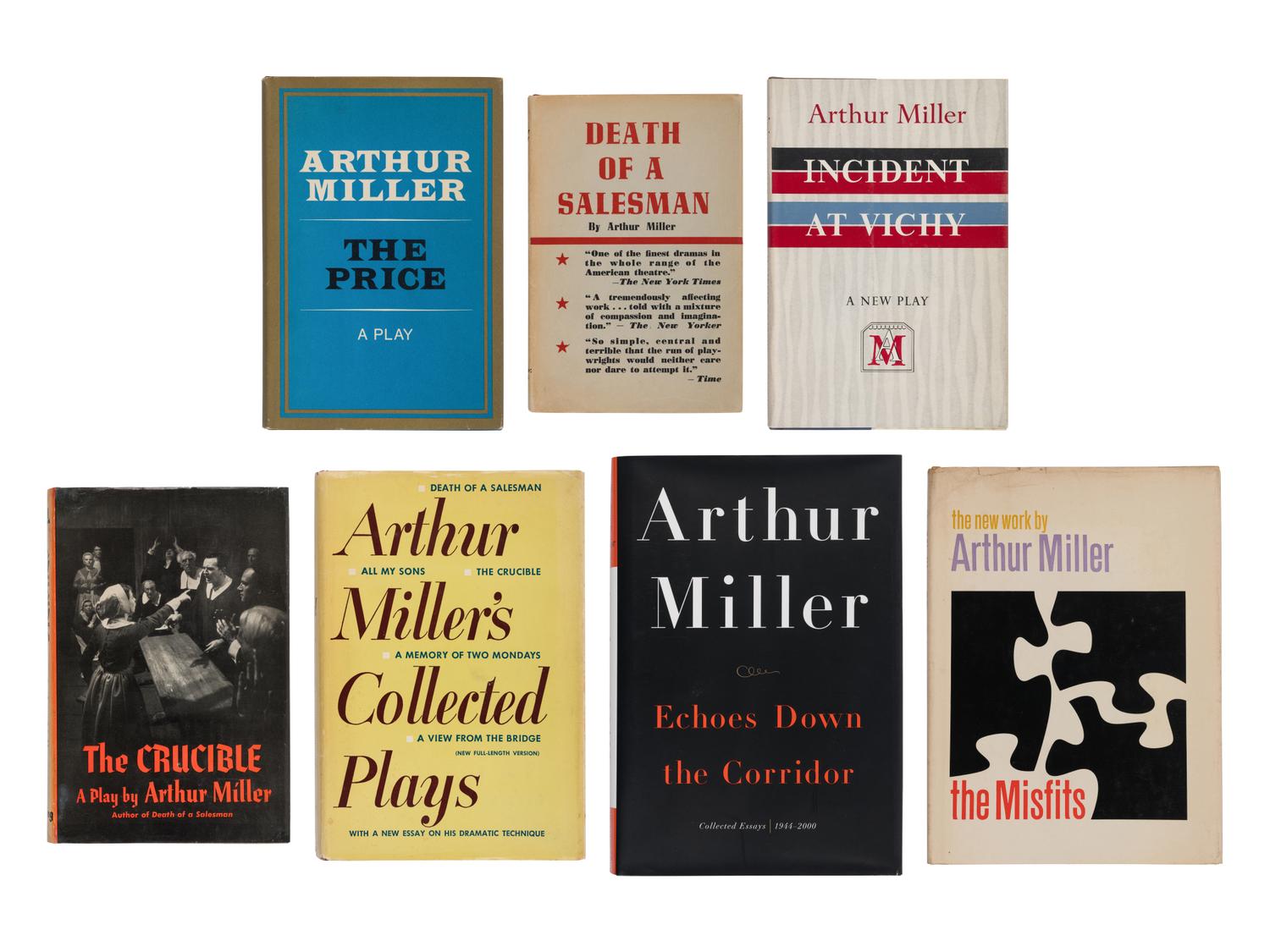 MILLER, Arthur (1915-2005). A group of 14 FIRST EDITIONS, many SIGNED, comprising:
