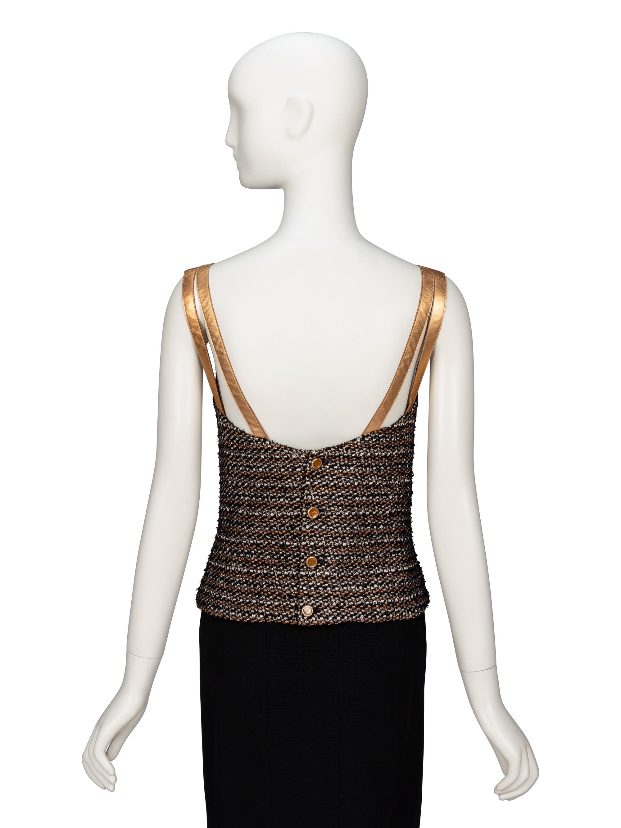 Chanel, Sleeveless Tweed Top