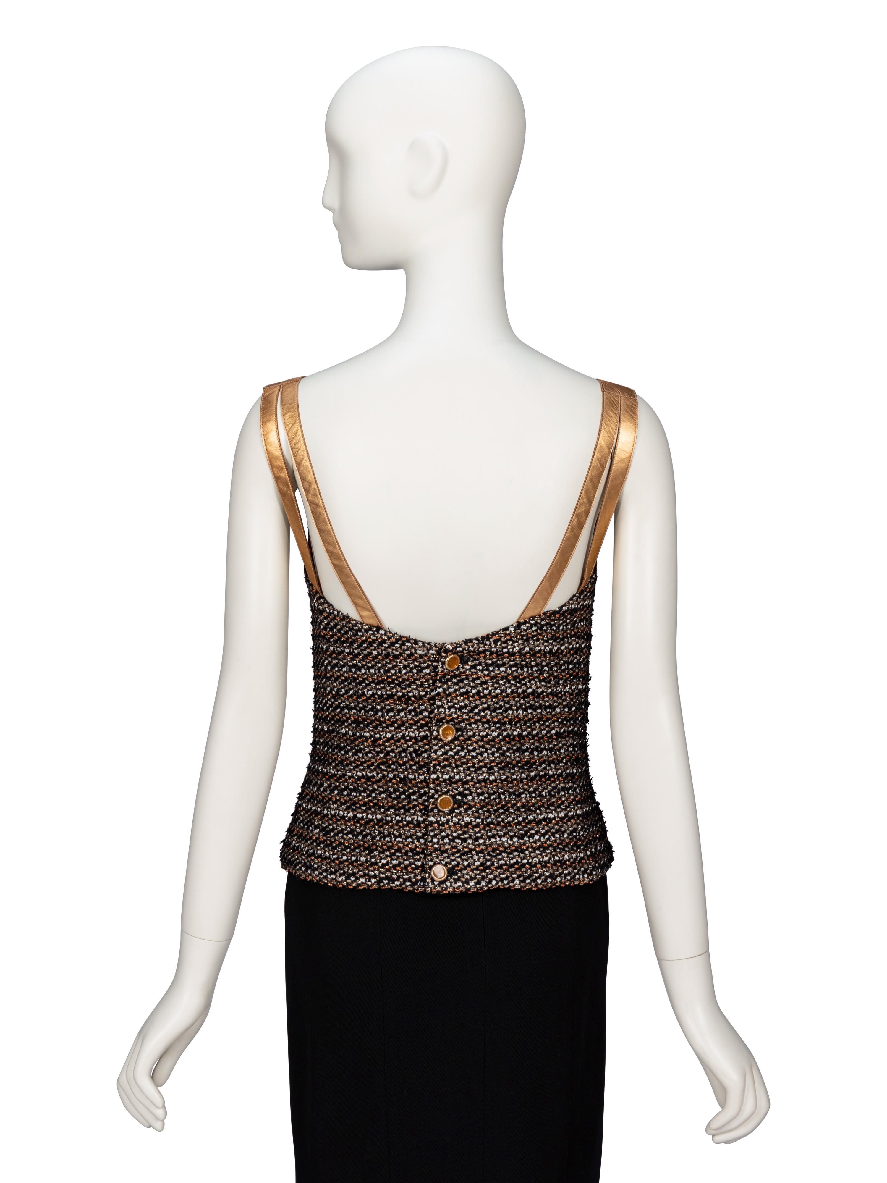 Chanel, Sleeveless Tweed Top