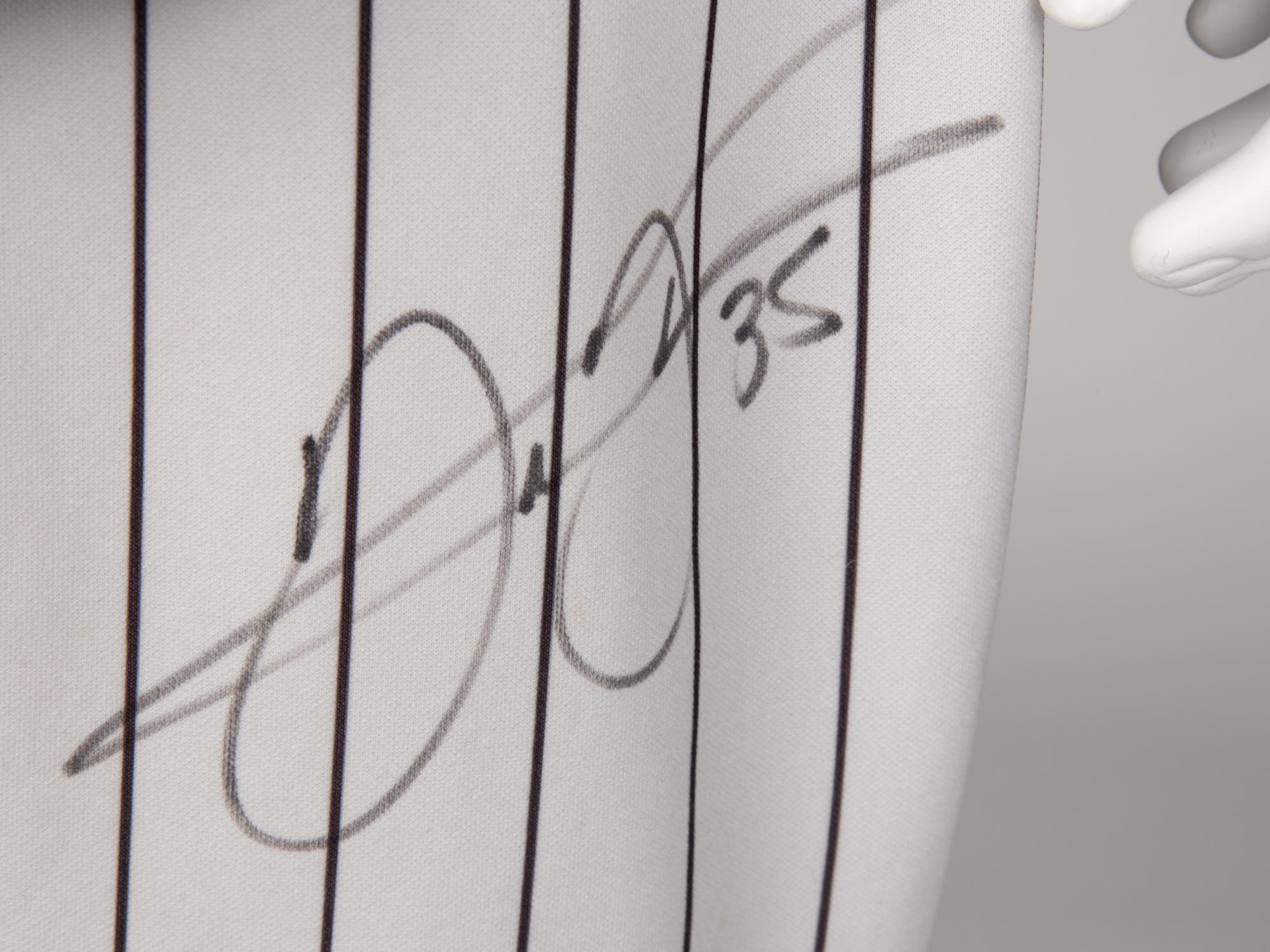 A Frank Thomas Signed Autograph Collection Featuring Chicago White Sox Full Uniform and Reebok Cleats