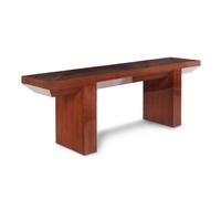 A Mahogany Veneer Console Table Attributed to Dakota Jackson