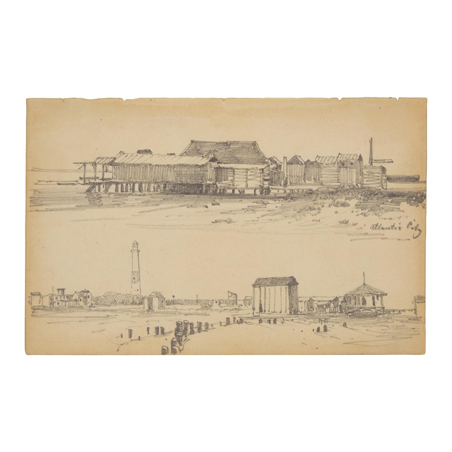 Hermann Herzog (American/German, 1832–1932) — Views of Atlantic City