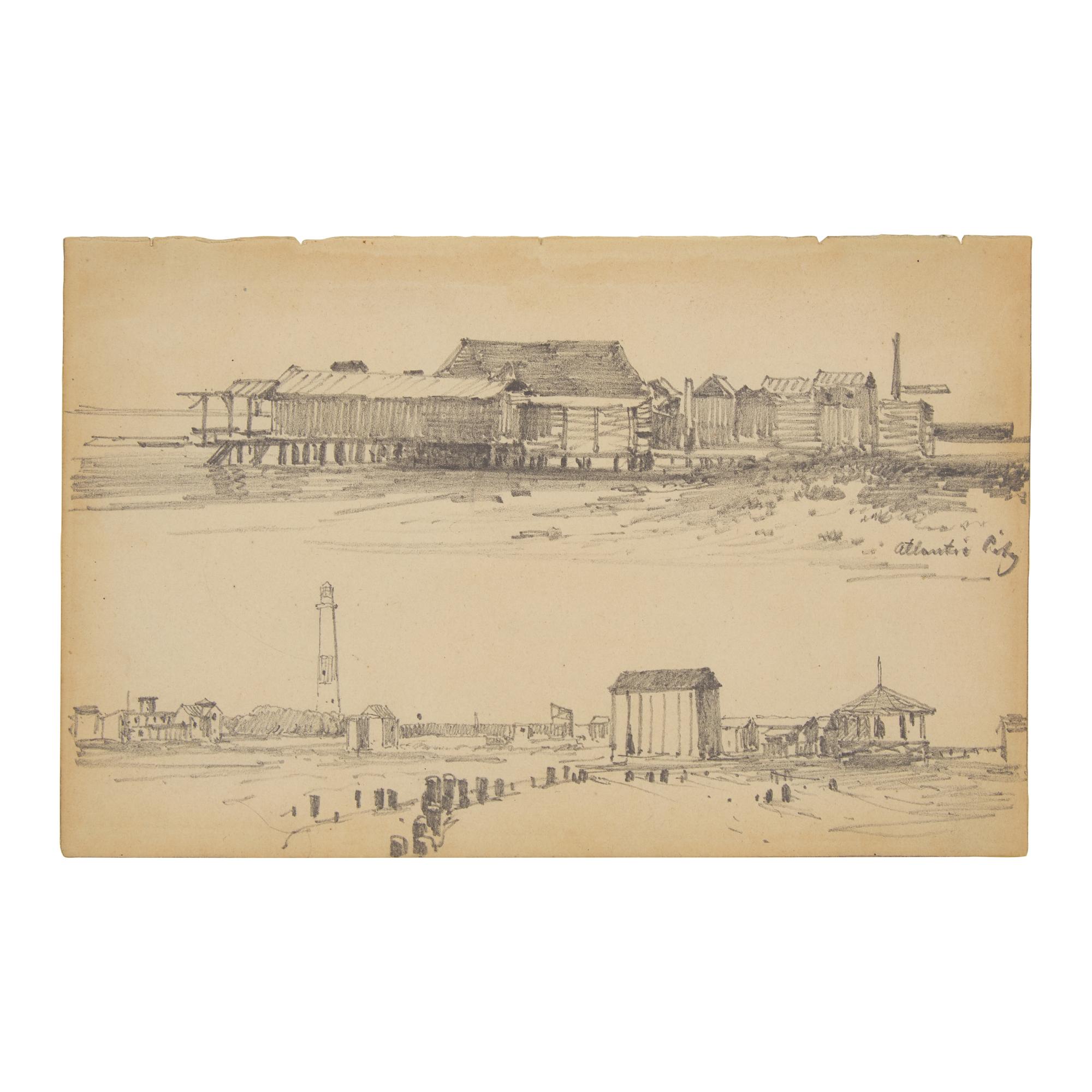 Hermann Herzog (American/German, 1832–1932) — Views of Atlantic City