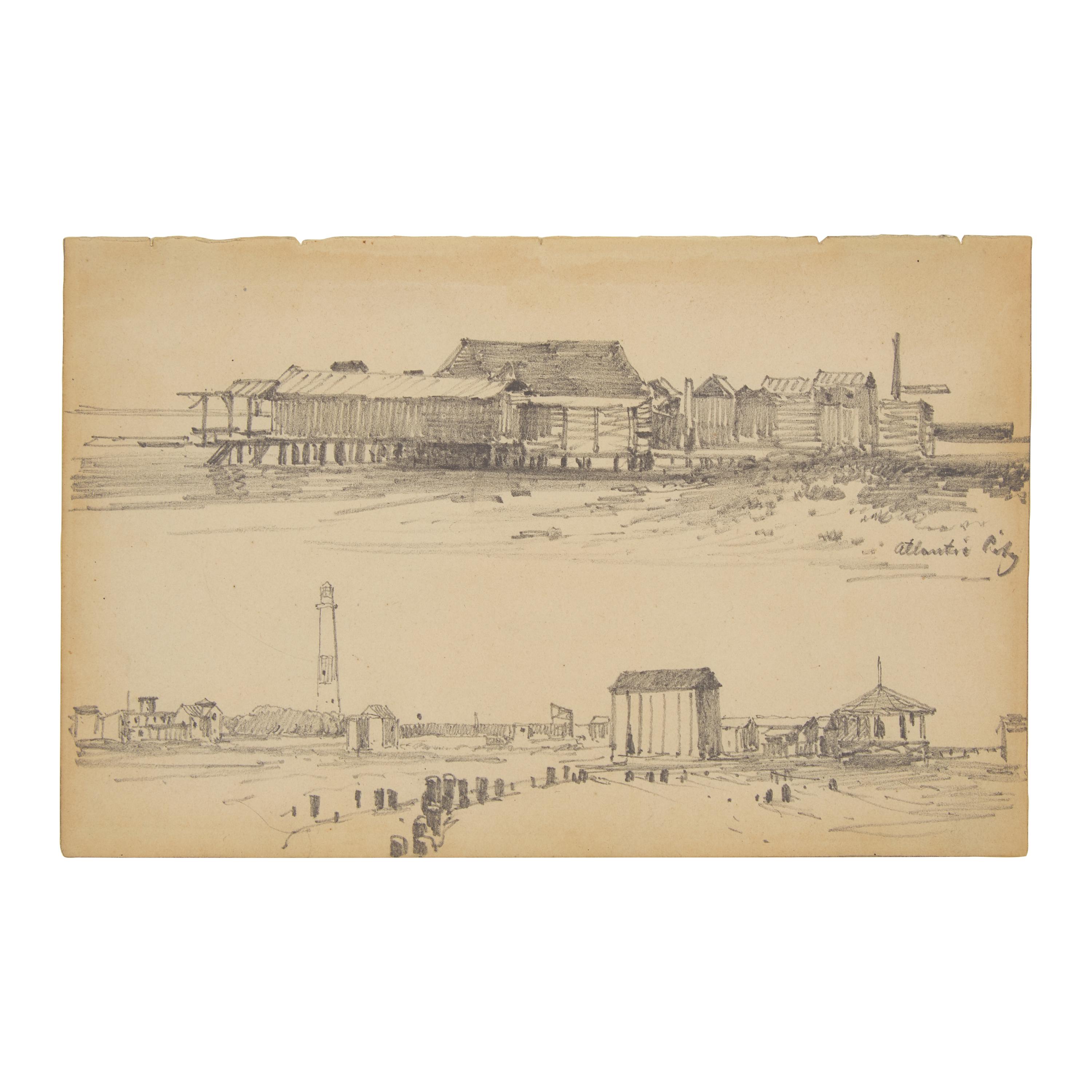 Hermann Herzog (American/German, 1832–1932) — Views of Atlantic City