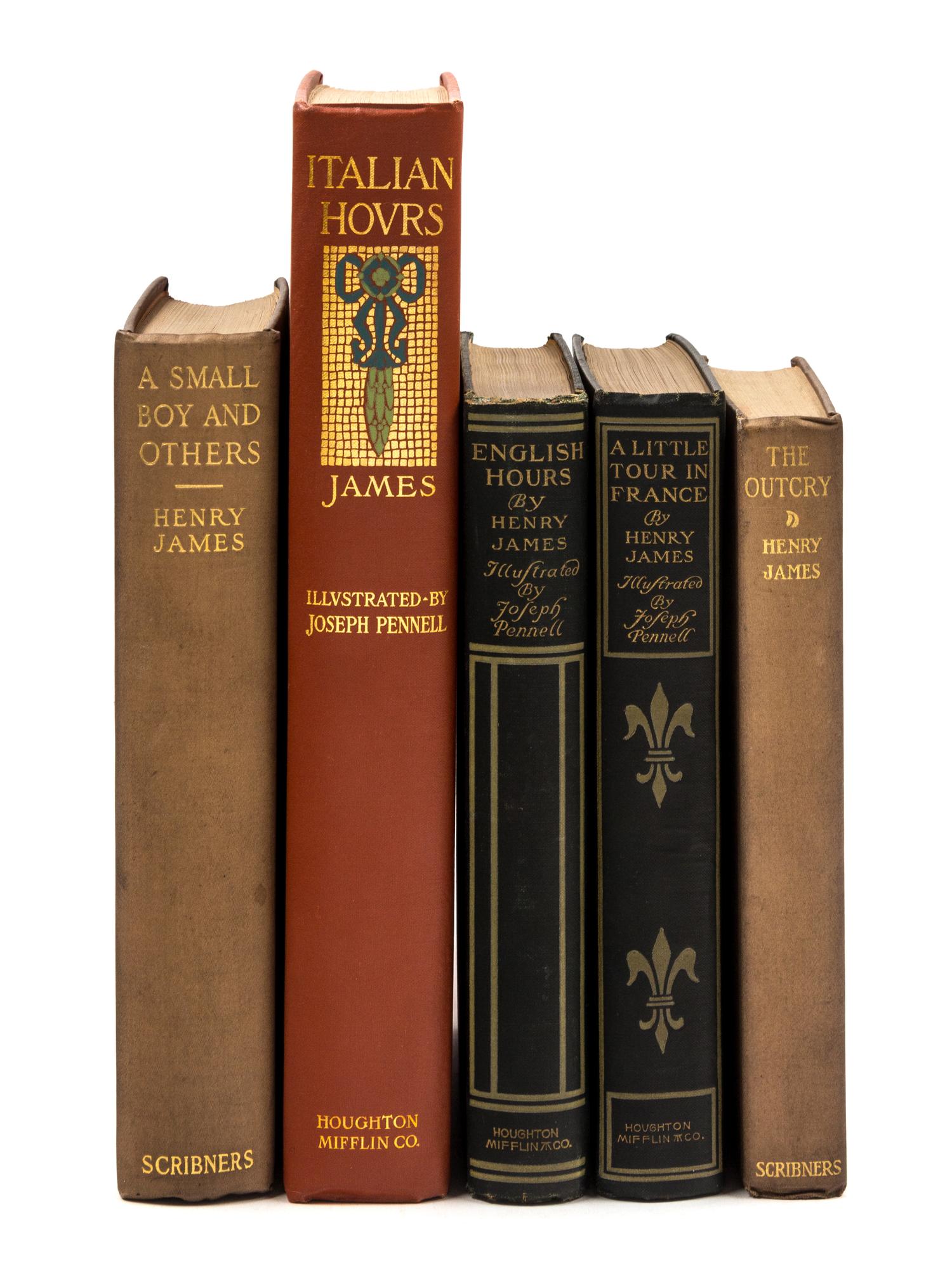 [JAMES, Henry (1843-1916)]. A group of 5 works, comprising:
