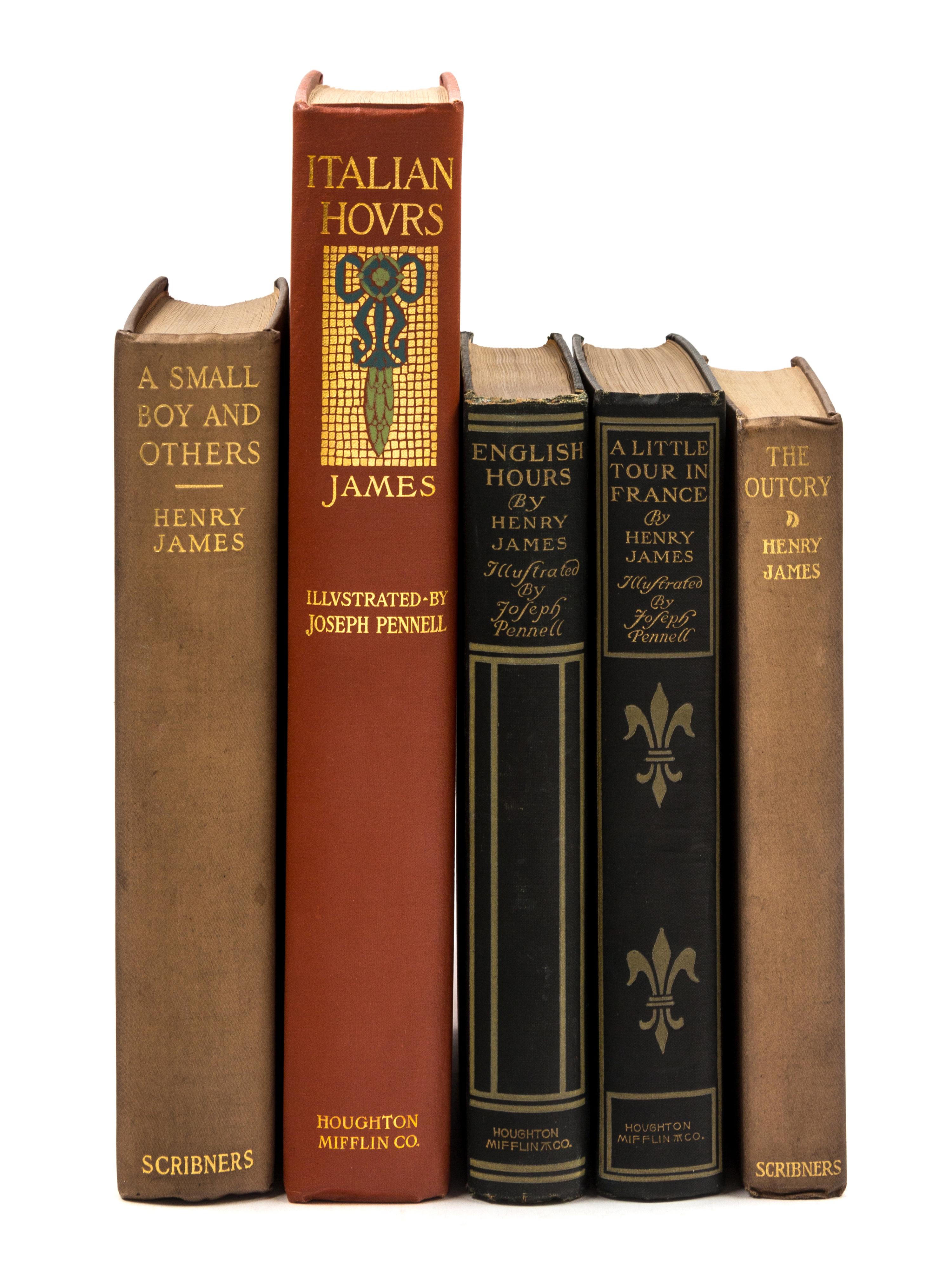 [JAMES, Henry (1843-1916)]. A group of 5 works, comprising: