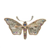 MULTIGEM BUTTERFLY BROOCH