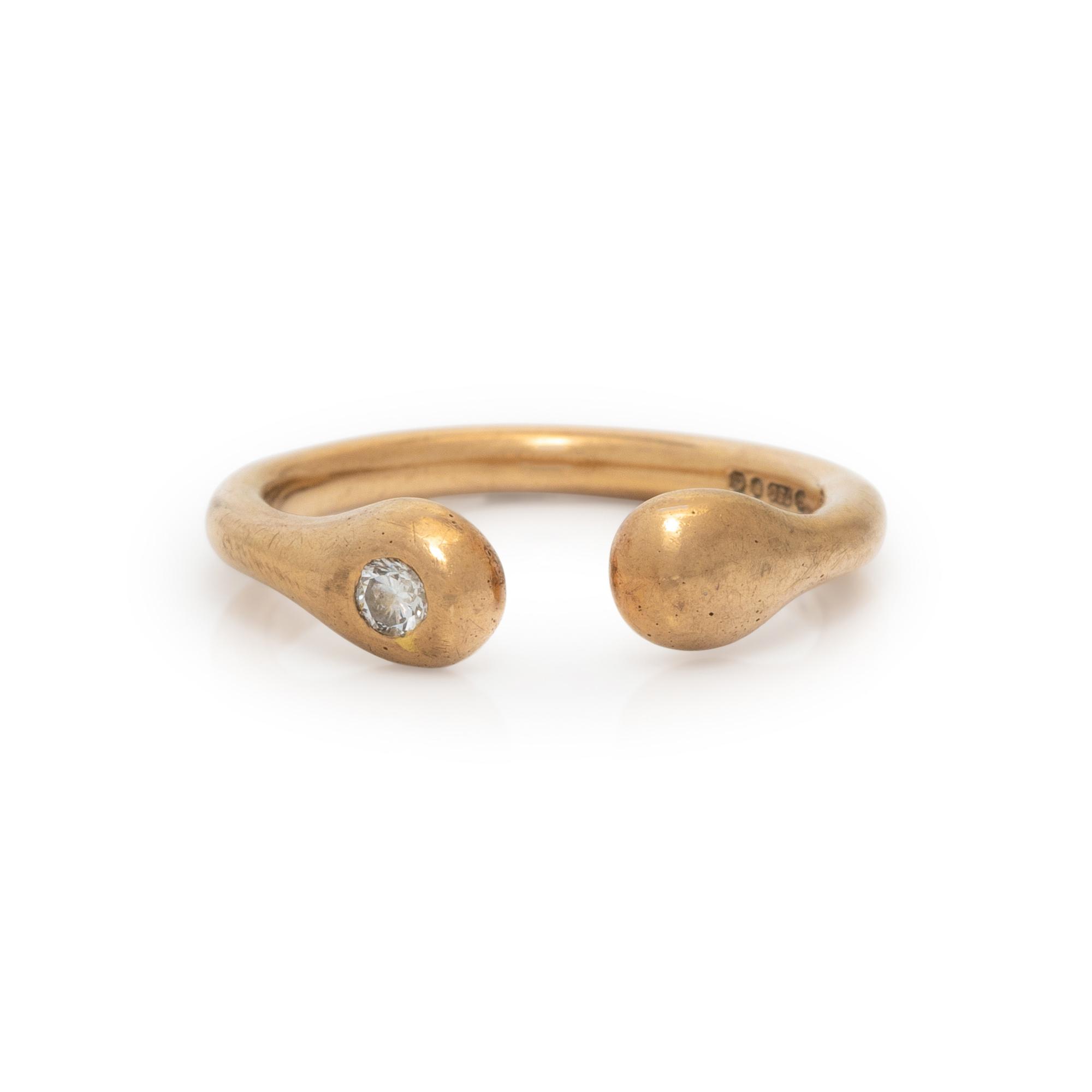 CARTIER, YELLOW GOLD AND DIAMOND RING