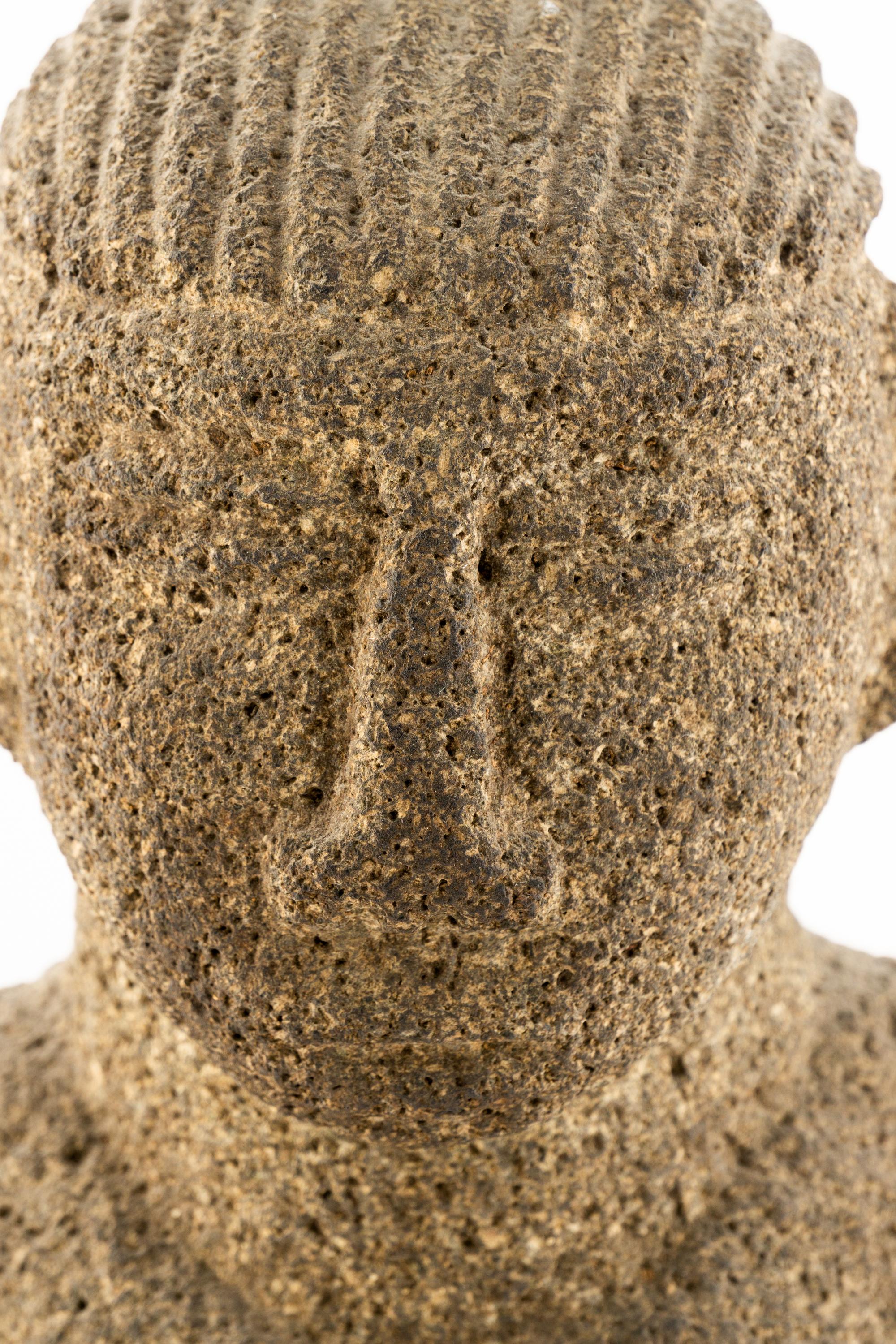 A Costa Rican Stone Female Figure