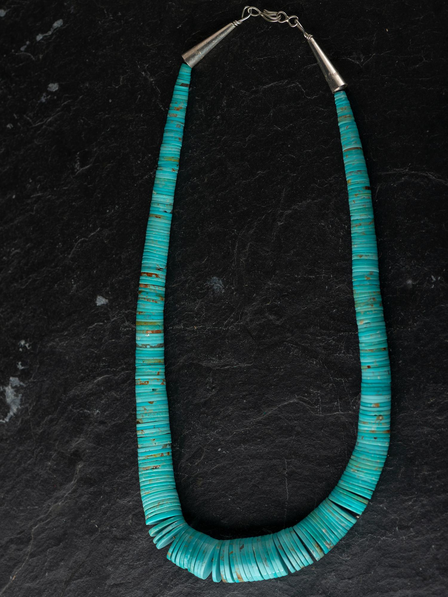 Kewa and Zuni Turquoise Necklaces