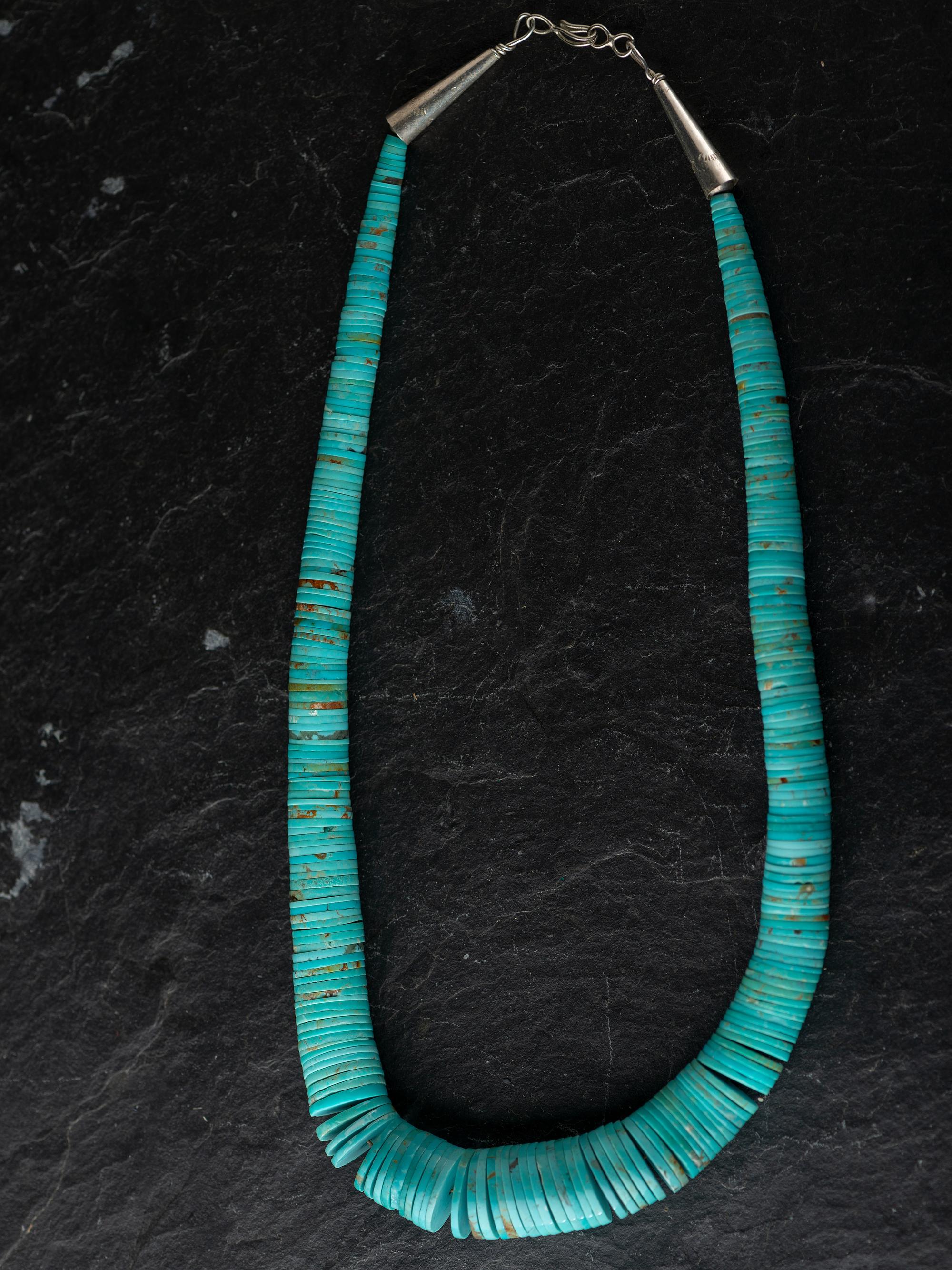 Kewa and Zuni Turquoise Necklaces