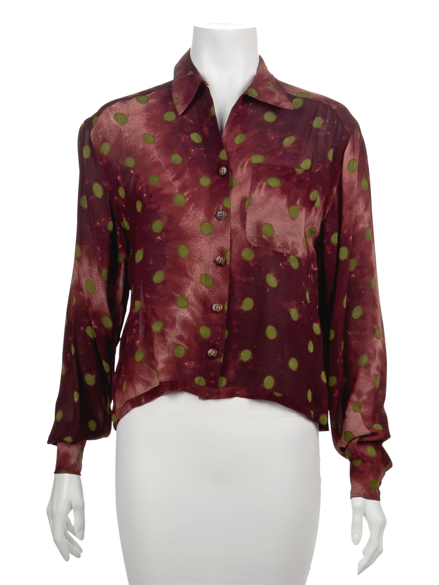 Three Jean Paul Gaultier Blouses, 1980-90s