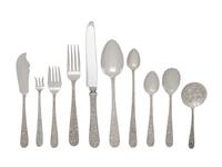 An American Silver Flatware Service
