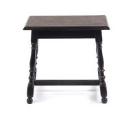 A Continental Painted Stool Height 19 x width 20 x depth 12 1/2 inches.