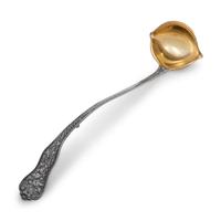 An American Silver Punch Ladle