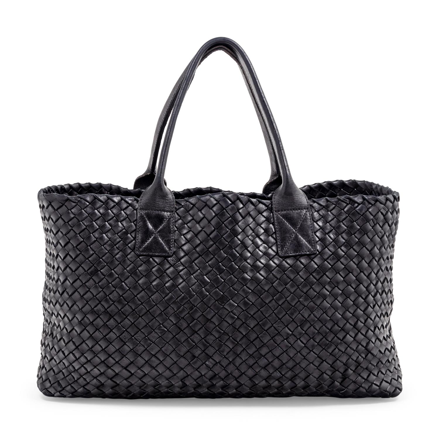 Bottega Veneta Limited Edition Intrecciato Leather Medium Cabat Tote Bag