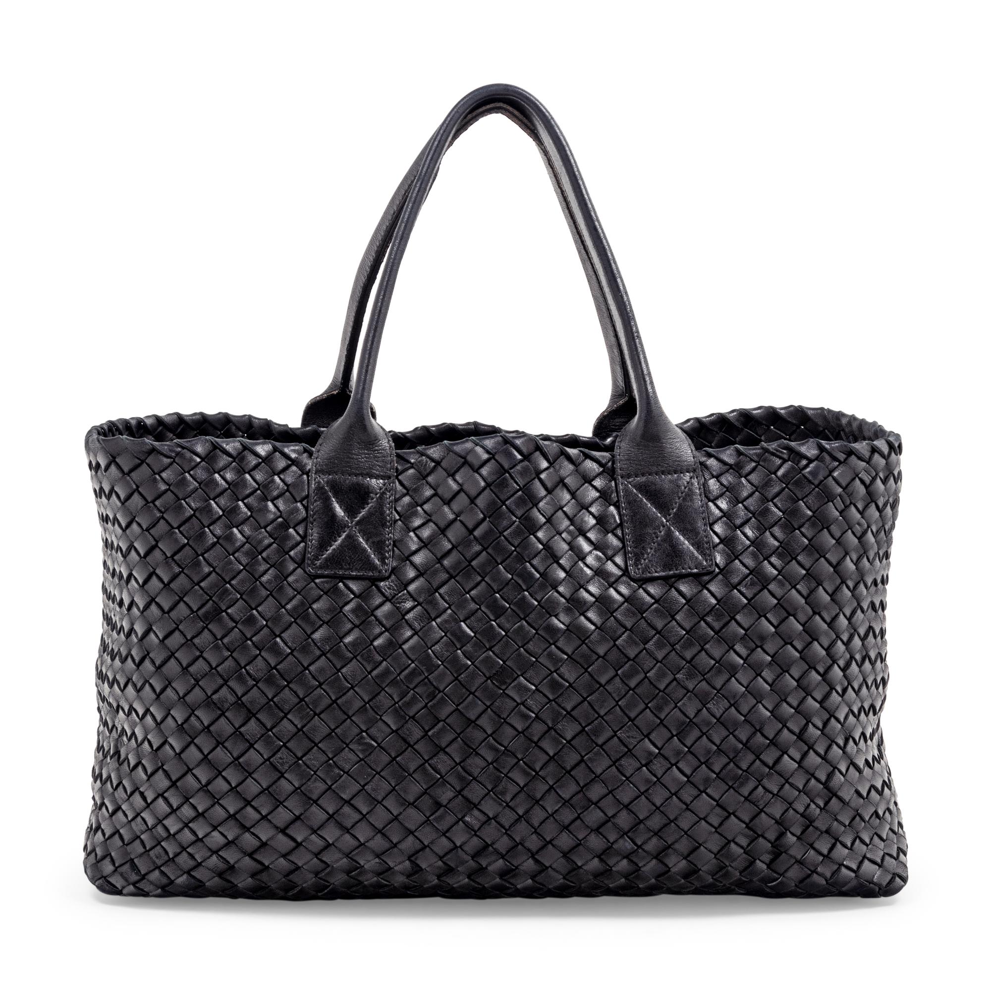Bottega Veneta Limited Edition Intrecciato Leather Medium Cabat Tote Bag