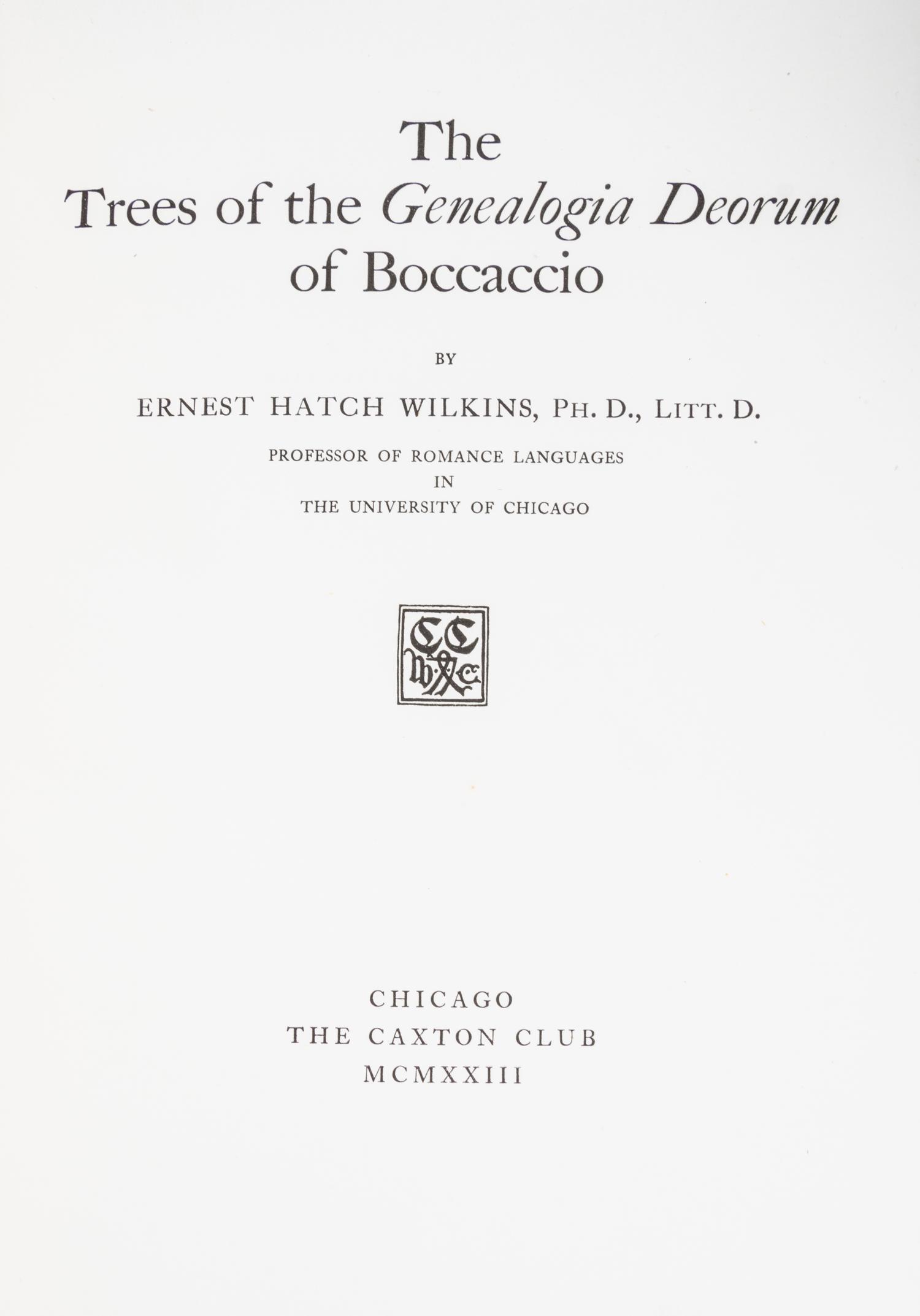 (CAXTON CLUB) A group of 17 books, largely limited editions. Chicago, 1896-1906.